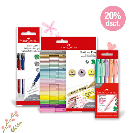 Pack de Oficina - Resaltadores + Bolígrafos