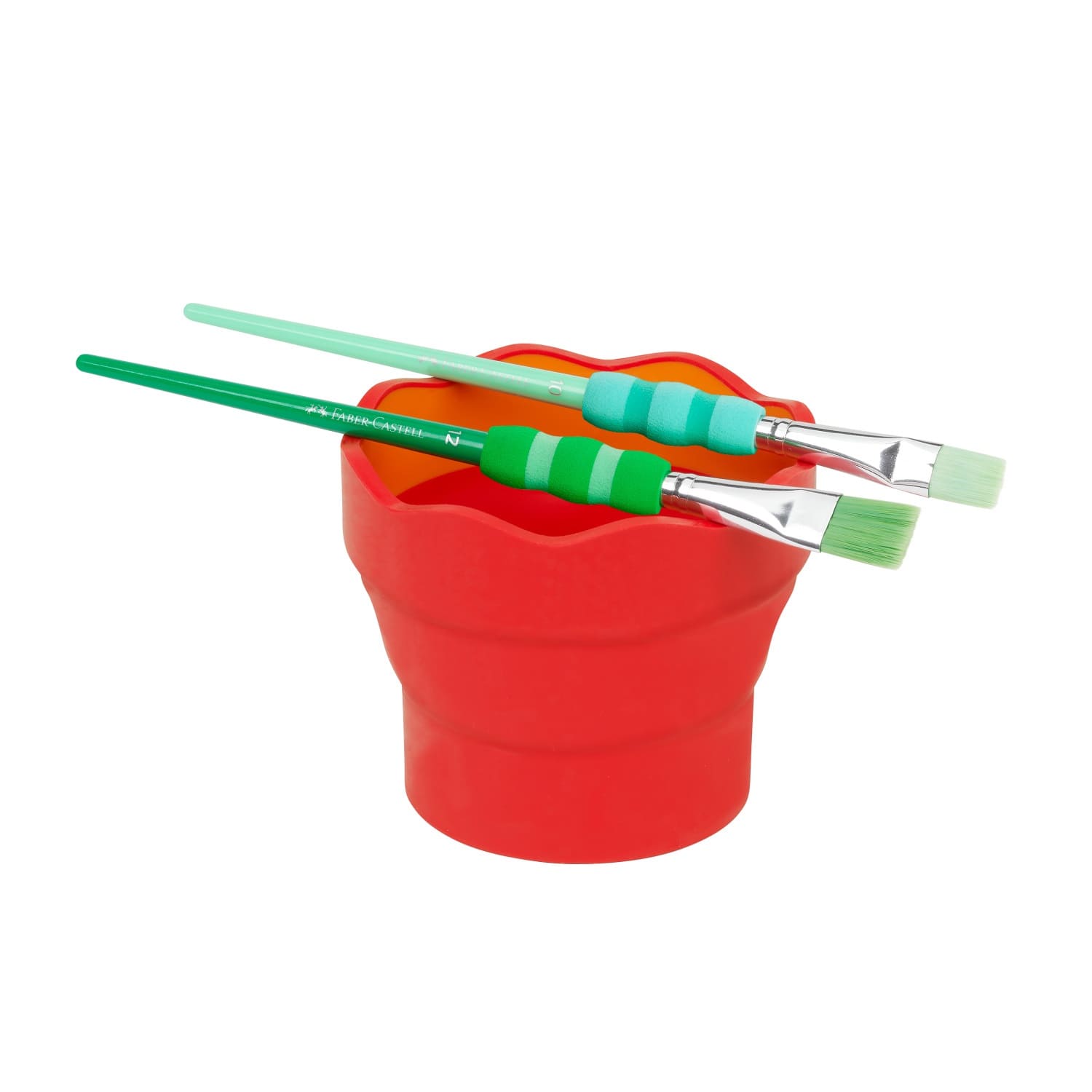 Vaso plegable para el agua Clic&Go rojo