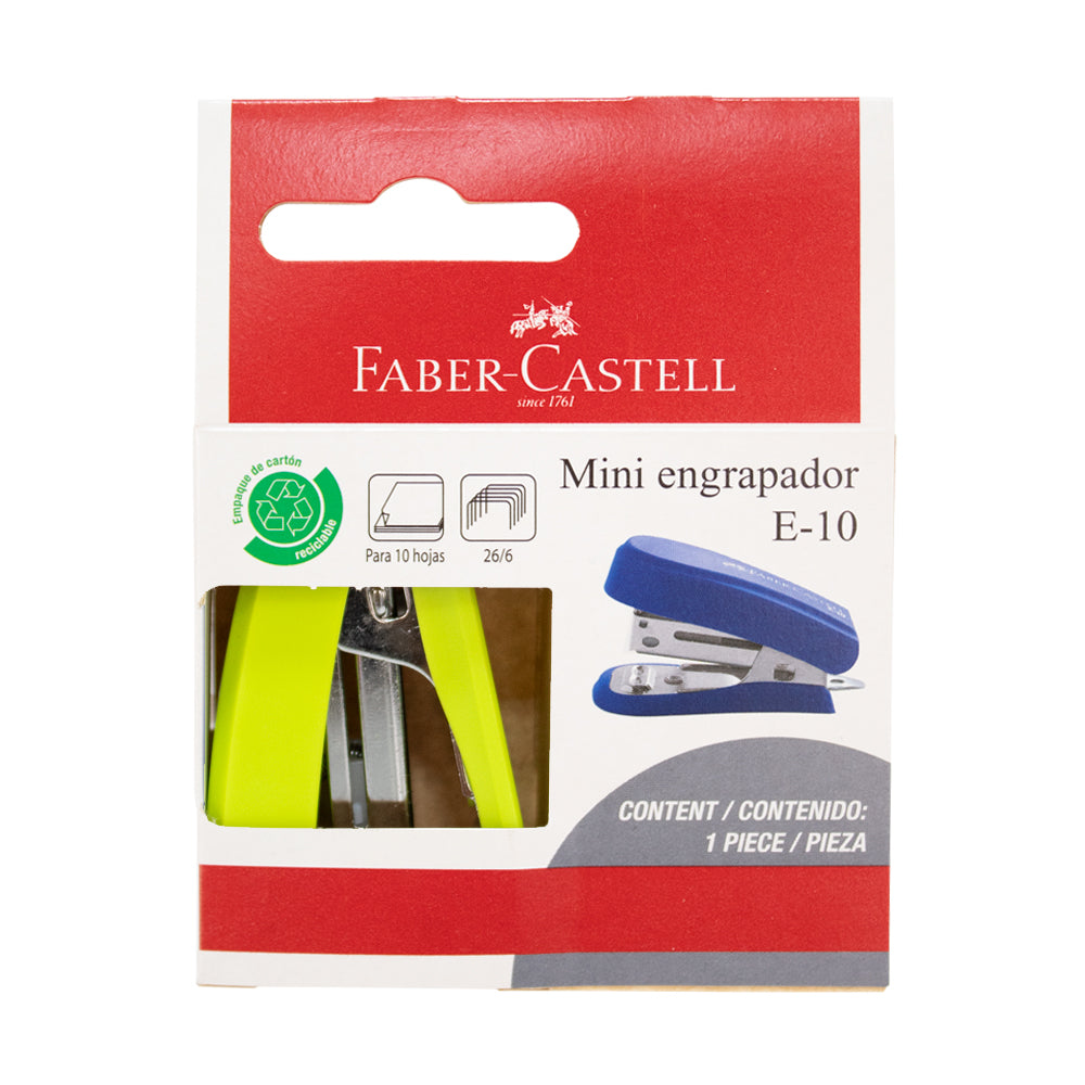 Engrapador mini E-10 verde claro blíster x 1