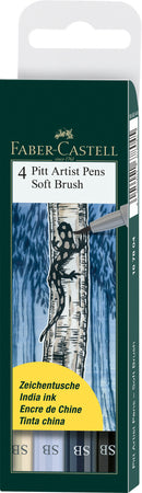 4 Rotuladores Pitt Artist Pen Soft Brush