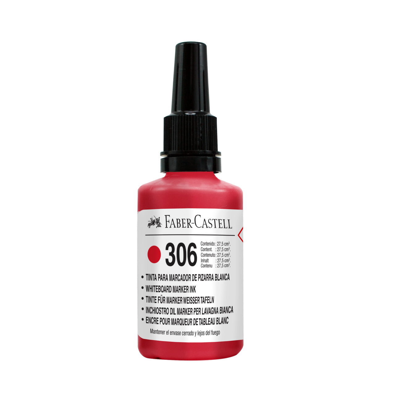 Tinta 306 para pizarra acrílica frasco x 27.5 ml rojo