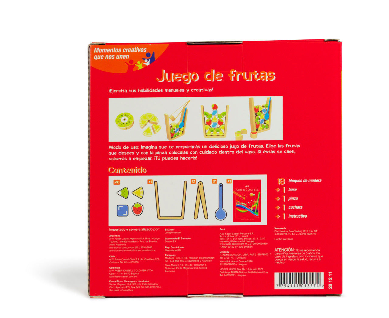 Set Juego de frutas