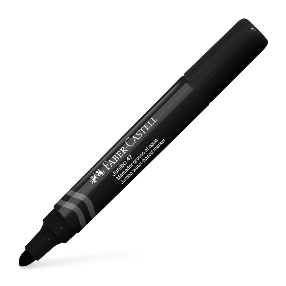 Plumón extra grueso Jumbo 47 negro – Faber-Castell Perú