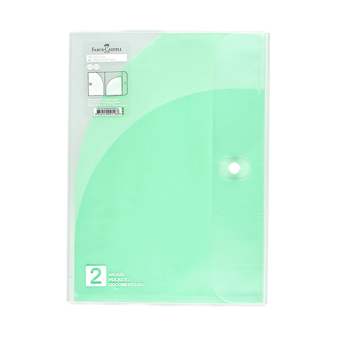 Folder A4 2 bolsillos verde