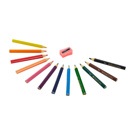 Faber-Castell Ecolápices de colores - 12 unidades - Tesoro Tico