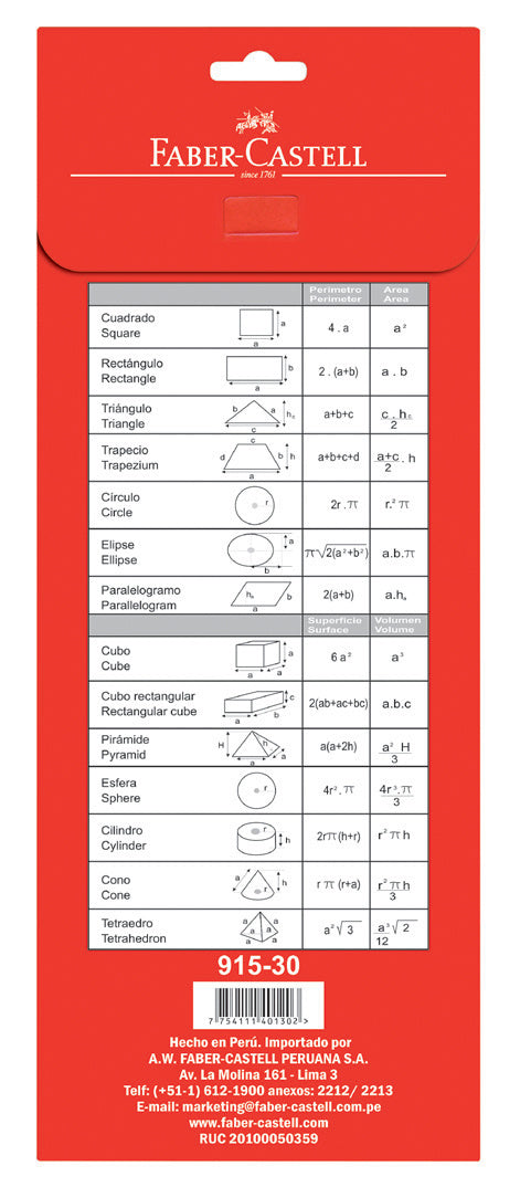 Juego Geométrico 915-30 30cm