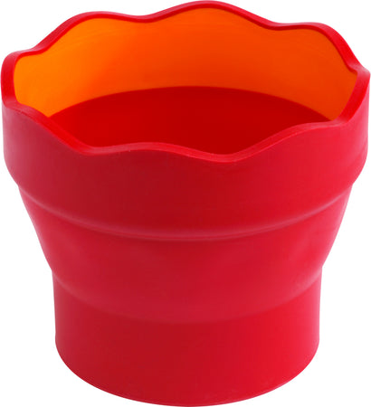 Vaso plegable para el agua Clic&Go rojo