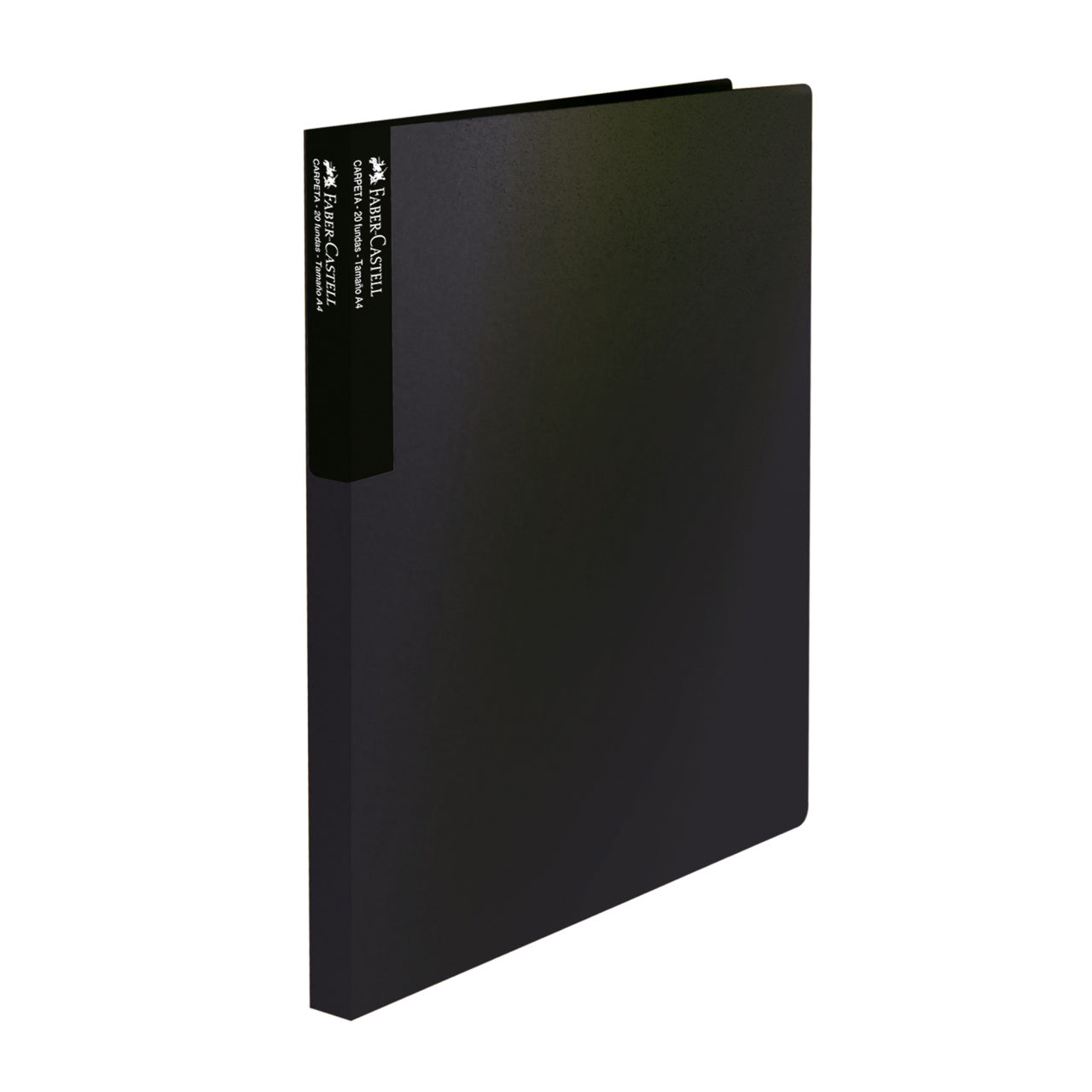 Carpeta A4 con 20 fundas negro – Faber-Castell Perú