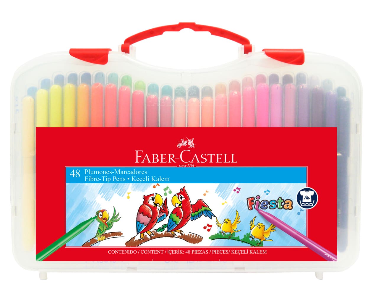 48 Lápices Colores Goldfaber Profesionales Faber Castell
