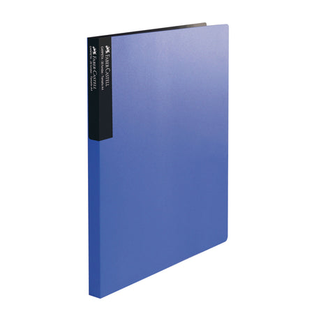 Carpeta tamaño A4 color azul con 20 fundas
