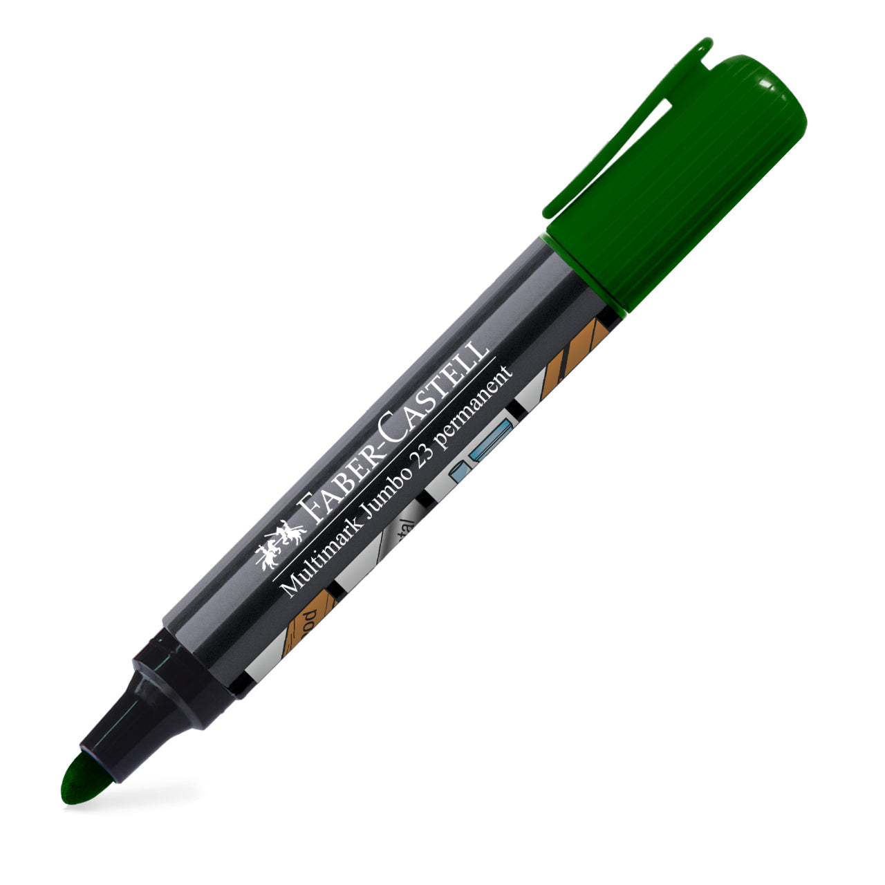 Marcador permanente Multimark Jumbo 23 verde