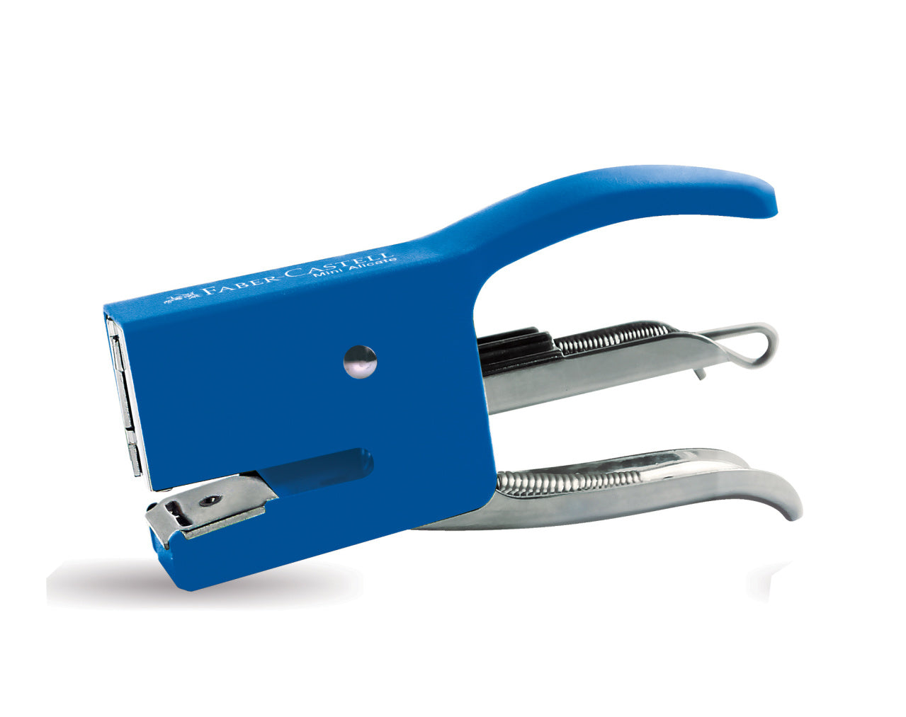 Engrapador mini alicate P-102 azul. Para 15 hojas