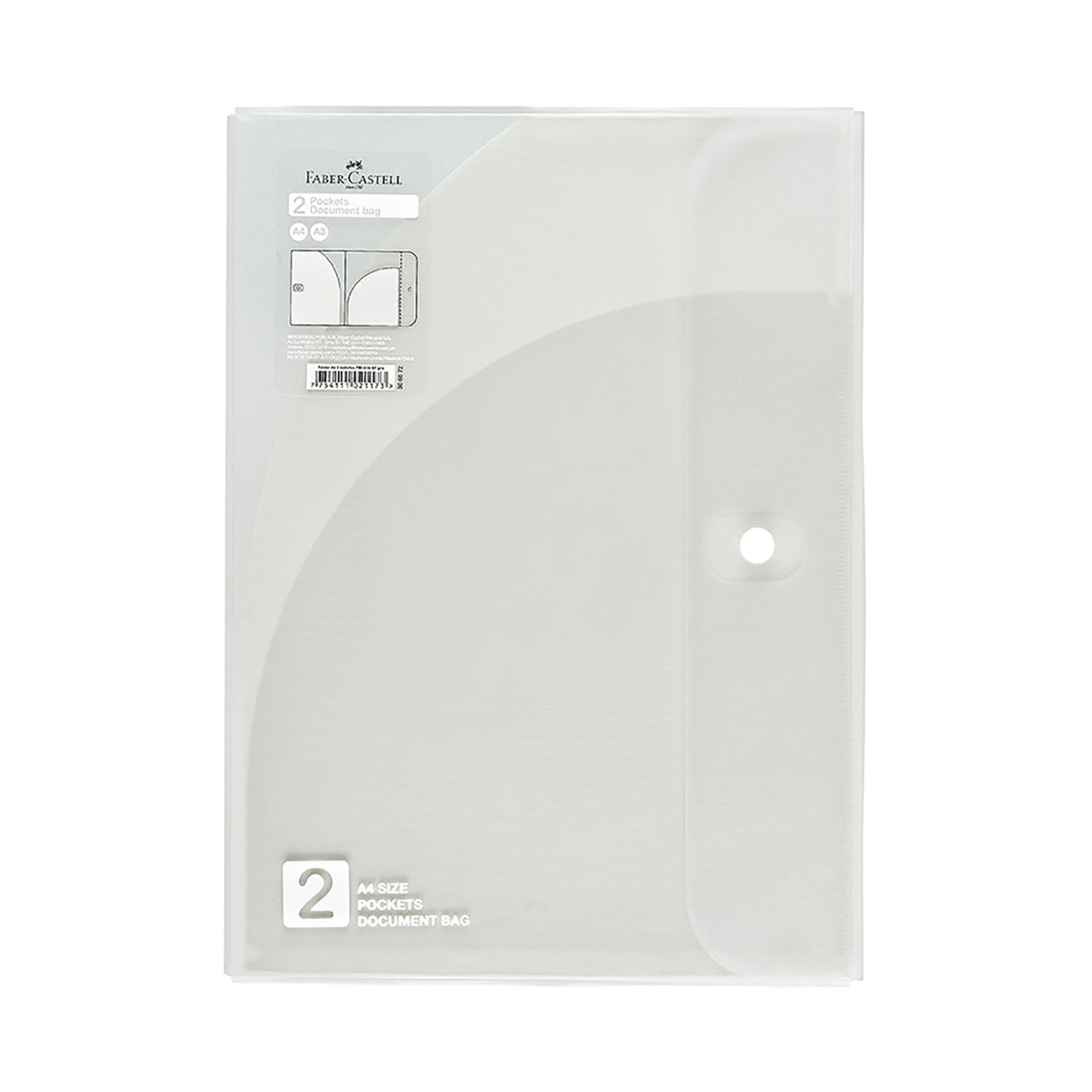 Folder A4 2 bolsillos gris