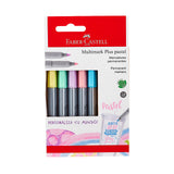 Marcador permanente Pastel Multimark Plus x 5 colores en empaque de cartón