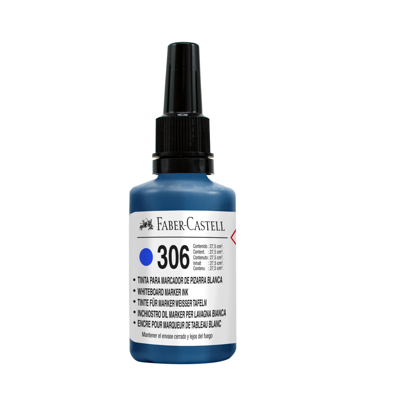 Tinta 306 para pizarra acrílica frasco x 27.5 ml azul